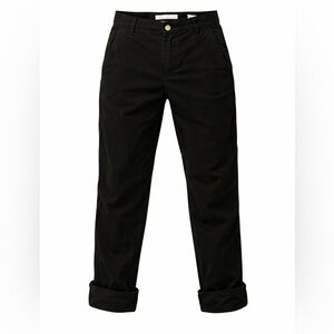 Zara black cuffed jeans, size 6
